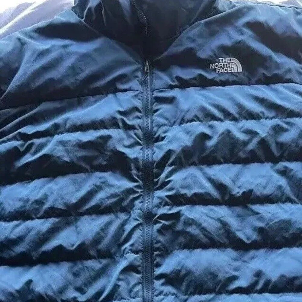 The North Face 550 Men’s Sz XL Bellevue Stretch Down Blue Puffer Jacket - CXN9